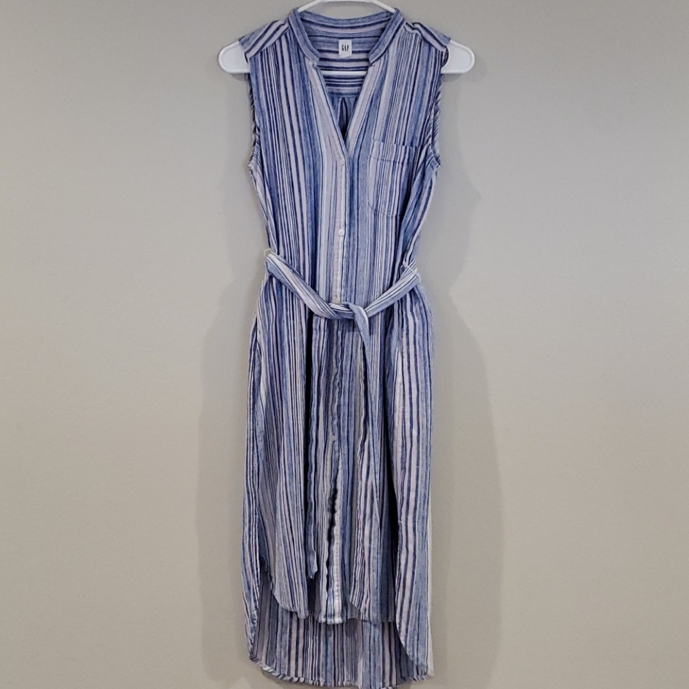 GAP Multi Stripe Midi Dress